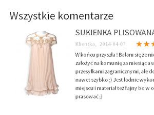 Wszystkie komentarze do produktów