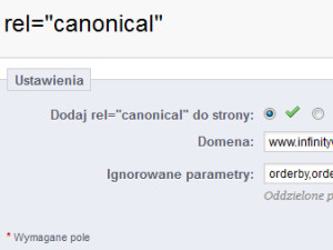 Moduł rel=”canonical”