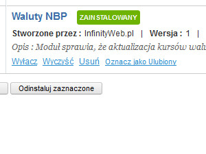 Kurs walut NBP – Moduł PrestaShop