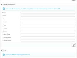 Moduł Google Marchant XML